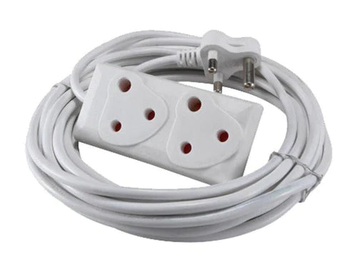 15m Extension Cord With A Two-Way Multi-Plug Extension Lead