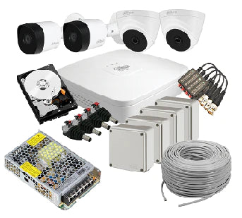 Dahua 4CH 720P CCTV Kit (1TB Included)